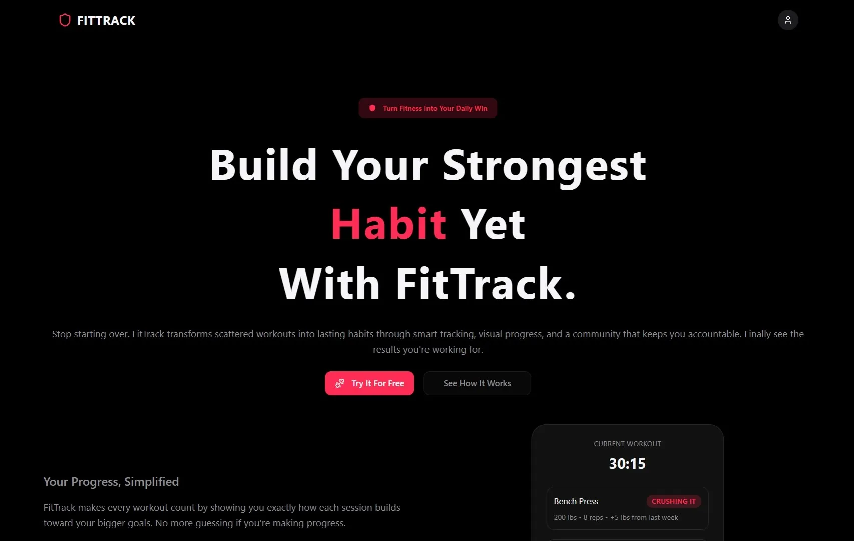 Fittrack screenshot